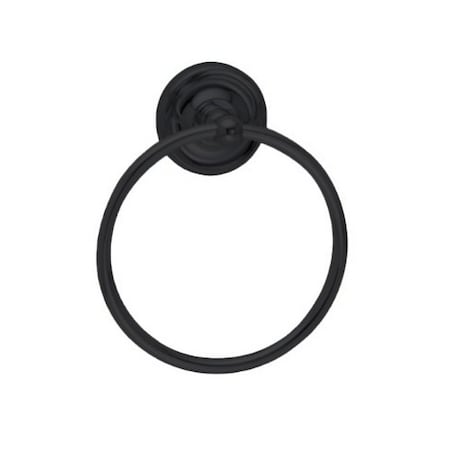 Orca Hardware Towel Ring, BL Black Finish 4860-BL